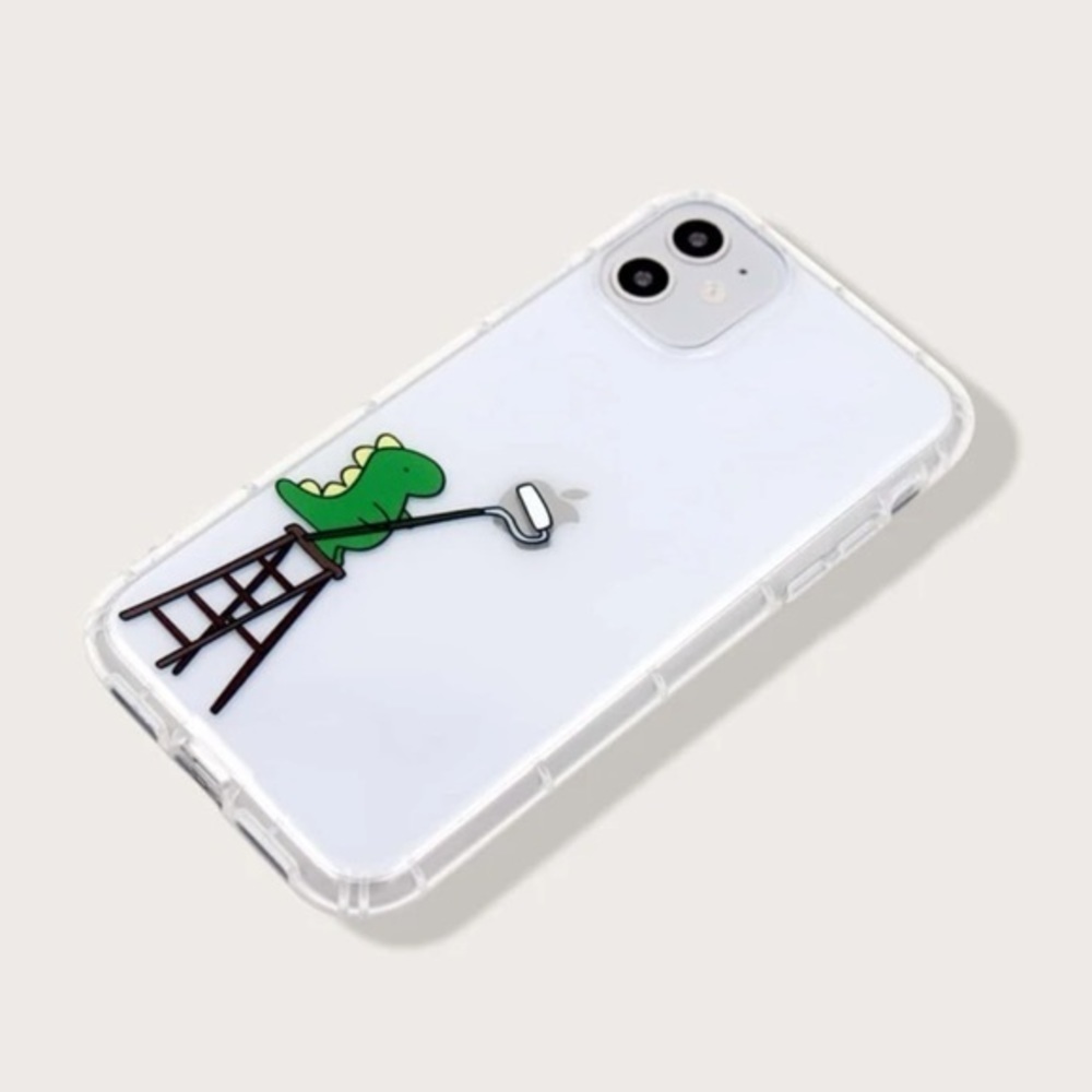 ⚠️Clearance🦖iPhone 13/Pro/Pro Max Cute Cartoon Dino iPhone Case - Picture 4 of 5